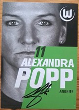 Alexandra Popp Orig Autogramm signiert VfL Wolfsburg DFB Fußball 2025/26 - AK