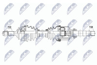 NTY Antriebswelle NPW-CT-057 FüR Peugeot Elysee 301 HDI LPG Vti 115 CitroËN