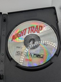 Night Trap for Sega CD - 2 Disc Game & Manual Only (No Case)
