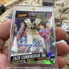 2017 Panini Prestige Zach Cunningham Houston Texans Rookie Card #239. rookie card picture