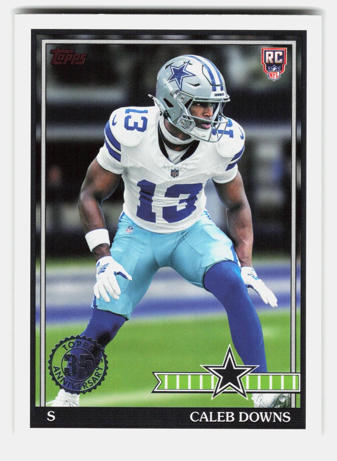 2026 Topps Flagship #91TR-49 Caleb Downs Topps Football 35th Anniversary Rookies