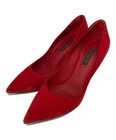 LOUIS VUITTON                    Suede pumps Red SC 0115