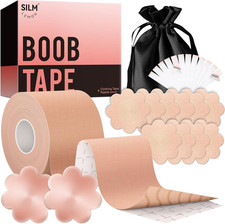 Silm Lemon Boob Tape - Boobtape for Large Breasts, Boob Lift Tape, Double Sided