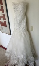 FIT  FLARE Wedding Dress With Sequins