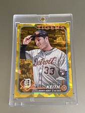 7/50 - 2024 TOPPS Chrome COLT KEITH Gold Sapphire Rookie (RC) DETROIT TIGERS