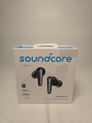 Soundcore Anker Liberty 4 Pro True Wireless Noise Cancelling Earbuds - Black