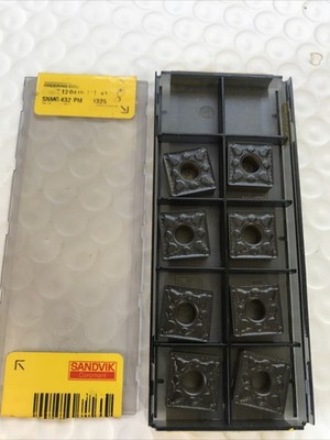 Sandvik SNMG 12 04 08-PM Grade 4325 Carbide Inserts Qty 8