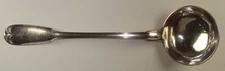 Antique French Solid .950 Silver Large Soup Ladle - 256.5 grams 8.25 oz