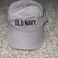 NWOT Old Navy Cap Baseball Hat Kids Size L Gray 100 Cotton