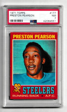1971 Topps PRESTON PEARSON Rookie card #177 NM PSA 7 Pittsburgh Steelers. rookie card picture