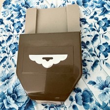Stampin' Up Scalloped Tag Topper Paper Punch Gray/Brown Lever Craft Punch