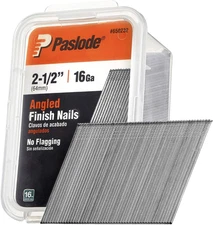 , Finishing Nail, 650232, 20 Degree Angled Galvanized, 16 Gauge, 2,000 per Box,