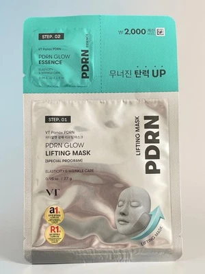 VT PDRN Glow LIFTING Mask 27g+PDRN Glow Essence 1.5ml-Elasticity & Wrinkle care - image 1 of 3