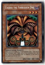 Exodia the Forbidden One MC1-EN001 Secret Rare Yu-Gi-Oh Limited Heavily Played