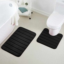 Yafa Home Fashion Bath Rug Runner, Memory Foam; Water Absorbent Non-Slip