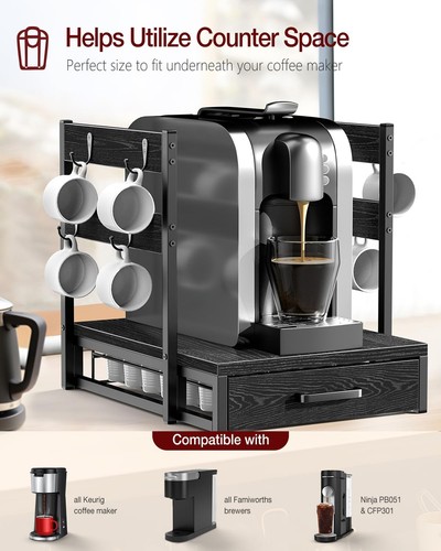 Evermagin Coffee Pod Drawer for K Cup, 35 Pods K-Cup Holder Organizer with Cu... - Picture 5 of 8