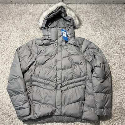 NWT $150 COLUMBIA Sz M Peak to Park Removable Hood Insulated Jacket Gray New
