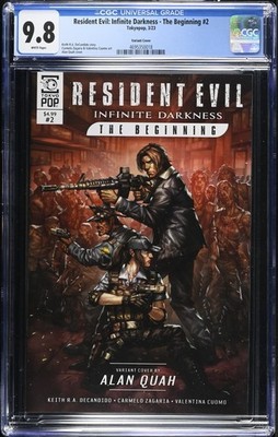 CGC 9.8 RESIDENT EVIL: INFINITE DARKNESS- THE BEGINNING #2 Quah Variant