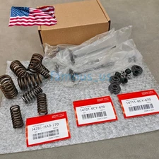 NEW! Head Intake & Exhaust Valves Seals Springs For Honda TRX400EX 400EX