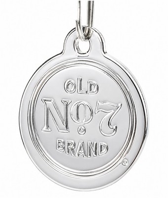 Jack Daniel's Old No. 7 Dog Tag Collar Pet ID Badge Silver JD-30601 Official