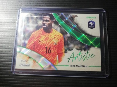 25-26 Panini Eternity Bleus Mike Maignan /50 Green Artistic Équipe De France 