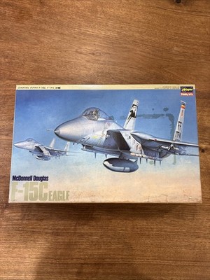 MIB parts sealed McDonnell Douglas F-15C Eagle by Hasegawa in 1/48 scale kit 