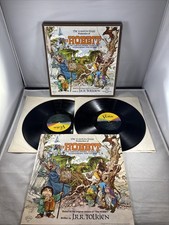 The Hobbit Rankin/Bass Soundtrack 2 Record Set LP Picture Book Complete Set