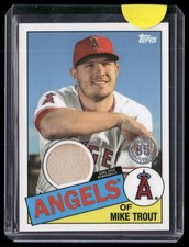 2020 Topps #85R-MT Mike Trout 1985 Topps Baseball 35th Anniversary Relics