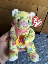 Bloom Bear Ty Beanie Baby, a collectible plush toy