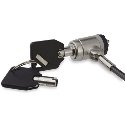STARTECH.COM Keyed Cable Lock - Push-to-Lock Button - 2 m Steel Cable - Locking