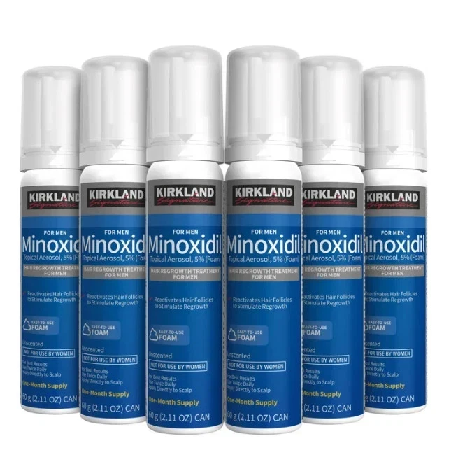 KIRKLAND МИНОКСИДИЛ 5% ПЕНА для восстановления роста волос мужчин срок годности 10/2026 + COSTCO ЗАПЕЧАТАННЫЙ - Изображение 2 из 4
