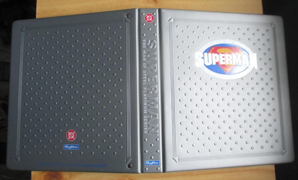 SKYBOX TRADING CARDS ALBUM: 1994 SUPERMAN THE MAN OF STEEL.....PLATINUM SERIES. - Image 2 of 3