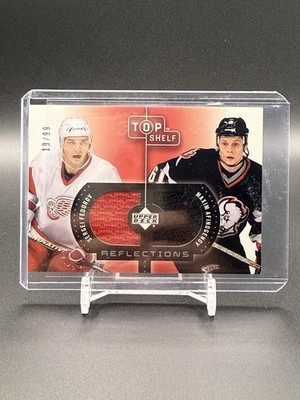 2002-03 Upper Deck Top Shelf Reflections Sergei Fedorov Afinogrnov GU Jersey /50