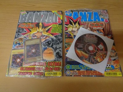 Banzai Magazin 09/2004 Yu-Gi-Oh Karte Rotäugiger Schwarzer Drache OVP + 26/2003