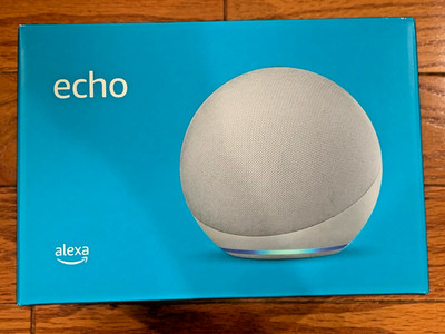  NEW Amazon Echo 4th Gen Alexa Speaker With Premium Sound  - White