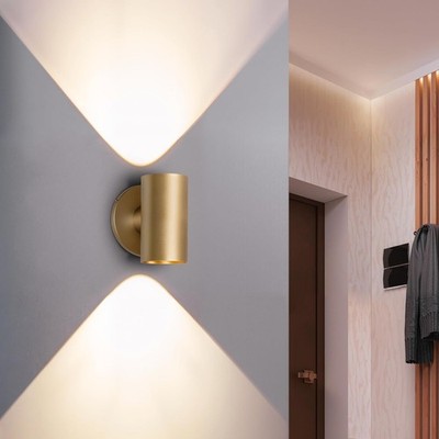 Tubicen Up Down Wall Sconce Indoor Dimmable Home Theater Wall Sconces 7W Brig...