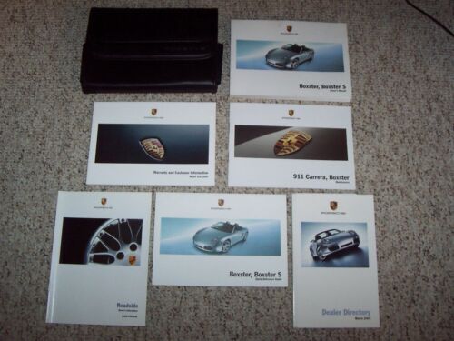 2005 Porsche Boxster Owner's Owners User Manual Book Set S 2.7L 3.2L - Afbeelding 1 van 1