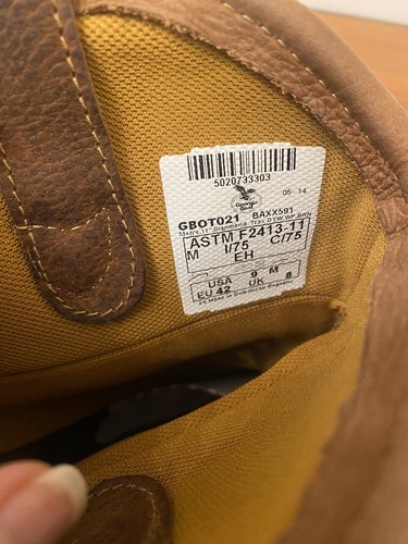 Georgia Men’s Suspension System Waterproof Wellington Brown Work Boots Sz 9 NWT - Picture 12 of 13