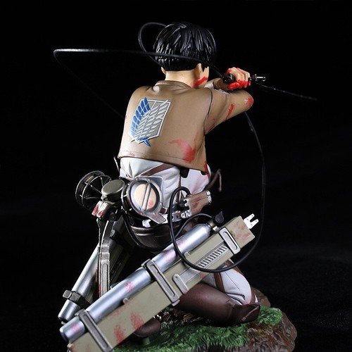 Action Figure LEVI di ATTACCO DEI GIGANTI Attack Of Titan Anime Manga Figure - Foto 5 di 10