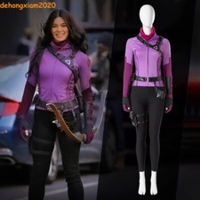 Hawkeye Cosplay Costume Kate Bishop Outfit Women Halloweewn Female Party Uniform