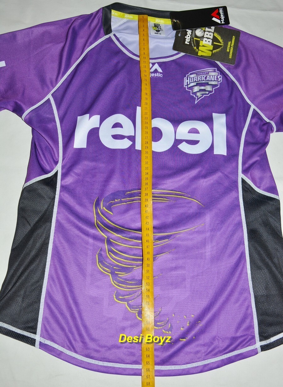 NWT Hobart Hurricanes Jersey Cricket Australia Shirt Womens Size