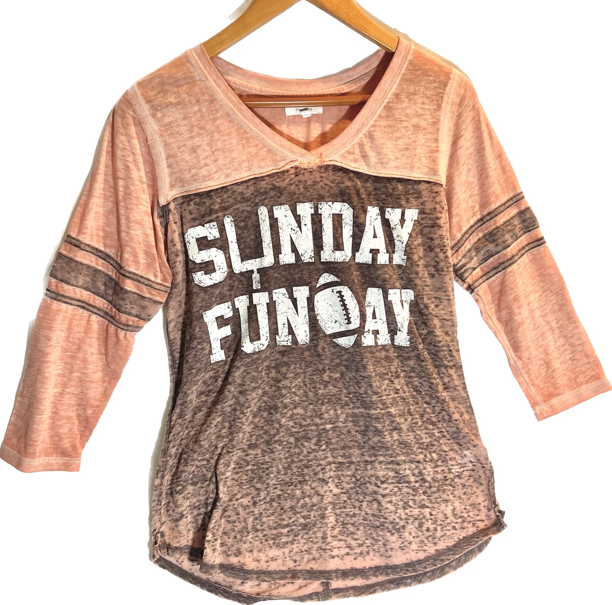 women's sunday funday football shirt