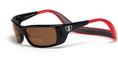 Hoven Meal Ticket CliC Magnetisch Polarisiert Sonnenbrille Schwarz Roter / Amber
