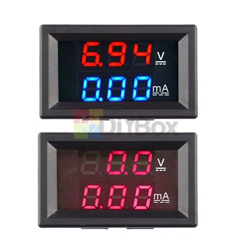 DC 100V 1A Voltmeter Ammeter Dual LED Amp Dual Digital Volt Meter Tester Gauge - Picture 2 of 26