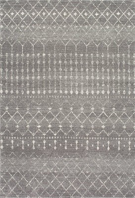 nuLOOM Bodrum marokkanischer Blythe Area Teppich dunkelgrau 155x225 cm