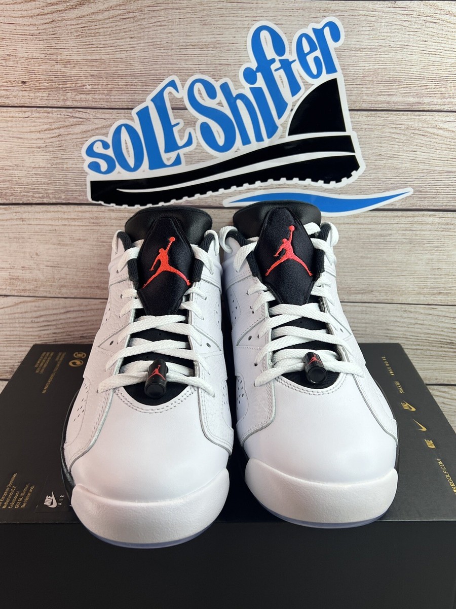 NIKE JORDAN RETRO 6 LOW G *GOLF* WHITE/INFARED DV1376-106 NIKE JORDAN RETRO 6 LOW G *GOLF* WHITE/INFARED DV1376-106