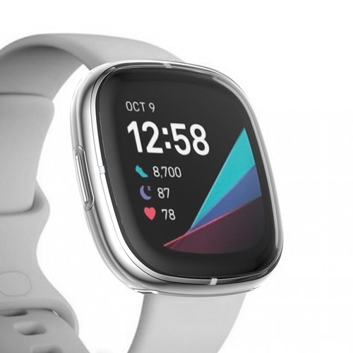 TPU Smart Watch Case Frame for Fitbit Versa 3/Fitbit Sense Bumper Case Shell - Zdjęcie 15 z 15