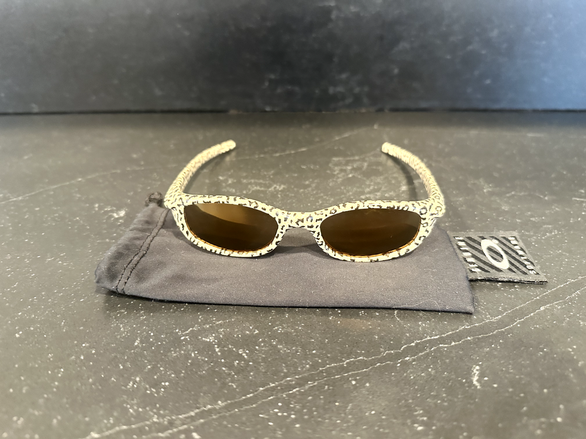 Oakley Mag Four S Cheetah 03-382 Gold Iridium - Vintage 90s, mint