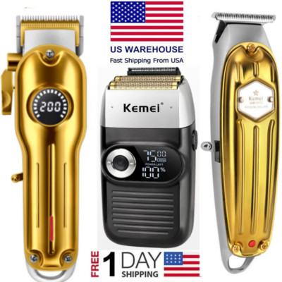 Kemei Electric Hair Clipper Trimmer Shaver Professional & Home Haircut -Men Gift