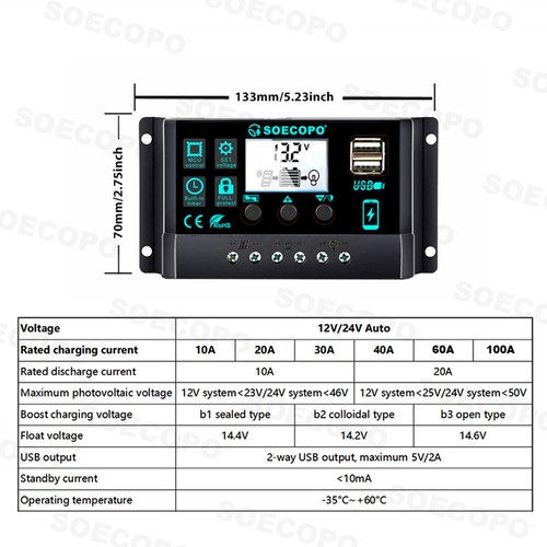 10000W Wechselrichter Solargenerator mit 300W Solarpanel Home Komplett KitvZ - Bild 8 von 13